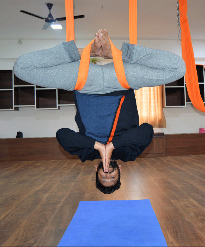 Aerial Yoga Class near you in Bangalore - Chaitanya Wellness